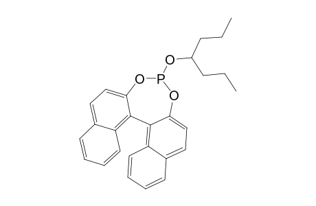 4-(3,5-Dioxa-4-phosphacyclohepta-[2.1-alpha;3.4-alpha']-dinaphthalene-4-yloxy)-heptane