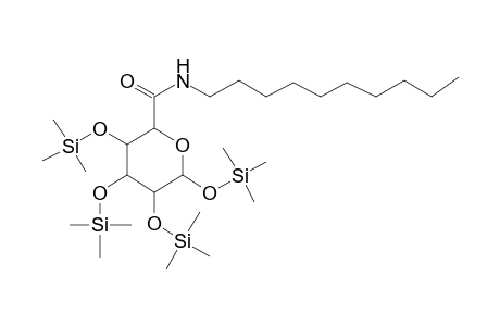 n-Decyl-d-glucuronamide tetra-TMS