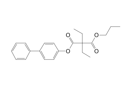 Diethylmalonic acid, 4-biphenyl propyl ester