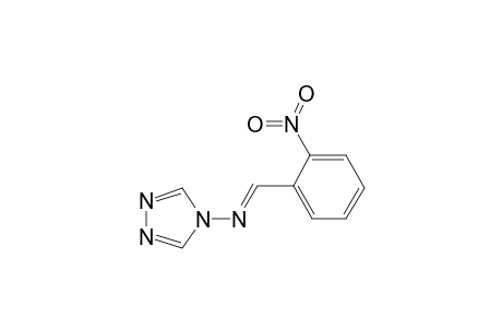 4H-1,2,4-Triazole-4-amine, N-[(2-nitrophenyl)methylene]-