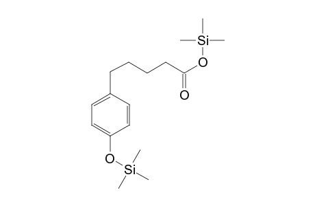 4-Hydroxyphenylpentanoic acid, di-tms