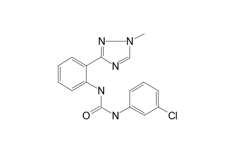 1-(3-Chloro-phenyl)-3-[2-(1-methyl-1H-[1,2,4]triazol-3-yl)-phenyl]-urea