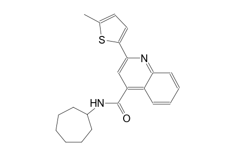 N-cycloheptyl-2-(5-methyl-2-thienyl)-4-quinolinecarboxamide