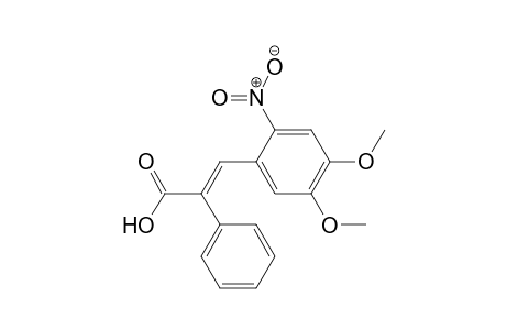 (2E)-3-(4,5-Dimethoxy-2-nitrophenyl)-2-phenylprop-2-enoic Acid
