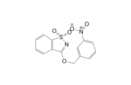 3-(3-Nitro-benzyloxy)-benzo[d]isothiazole 1,1-dioxide