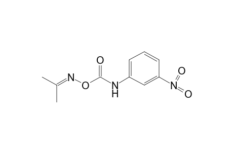 acetone, O-[(m-nitrophenyl)carbamoyl]oxime