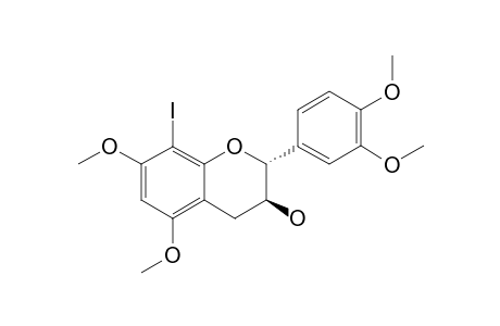 3',4',5,7-TETRA-O-METHYL-8-IODO-CATECHIN