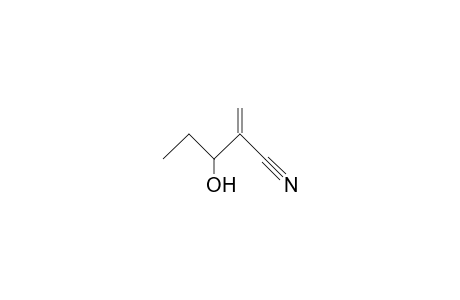 3-Hydroxy-2-methylenepentanenitrile
