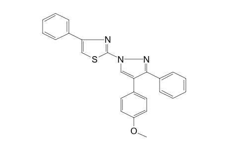 2-[4-(4-Methoxyphenyl)-3-phenylpyrazol-1-yl]-4-phenylthiazole