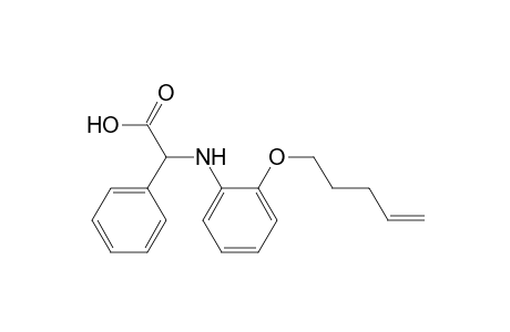 Benzeneacetic acid, .alpha.-[[2-(4-pentenyloxy)phenyl]amino]-