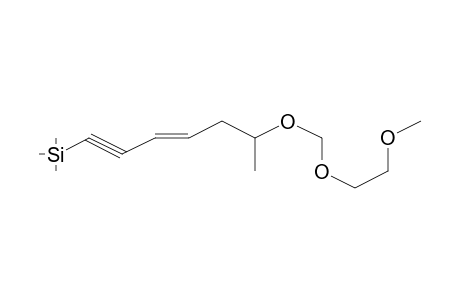 3-Hepten-1-yne, 6-(2-methoxyethoxymethoxy)-1-trimethylsilyl-, (E)-