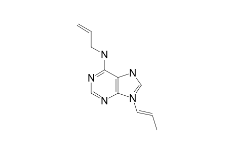 (E)-N(6)-ALLYL-9-(PROP-1-EN-1-YL)-9H-PURINE