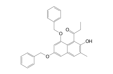 6,8-DIBENZYLOXY-3-METHYL-1-PROPIONYL-2-NAPHTHOL