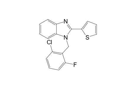 1H-Benzoimidazole, 1-(2-chloro-6-fluorobenzyl)-2-(thiophen-2-yl)-