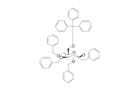 Benzyl 2,3,4-o-tribenzyl-6-trityl-.beta.-D-glucopyranoside