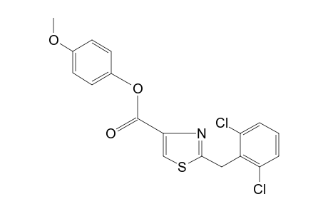 2-(2,6-dichlorobenzyl)-4-thiazolecarboxylic acid, p-methoxyphenyl ester