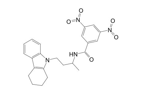 N-[1-Methyl-3-(1,2,3,4-tetrahydro-9H-carbazol-9-yl)propyl]-3,5-dinitrobenzamide