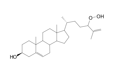 24.sigma.-Hydroperoxycholesta-5,25-dien-3.beta.-ol