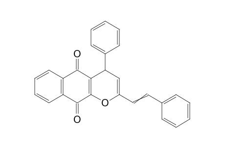 4-Phenyl-2-styryl-4H-benzo[g]chromeno-5,10-dione