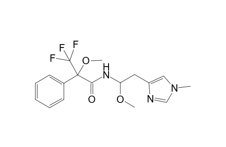 N-{[2-hydroxy-1-(1'-methyl-1H-imidazol-4'-yl)methyl]ethyl}-.alpha.-methoxy-.alpha.-(trifluoromethyl)benzeneacetamide