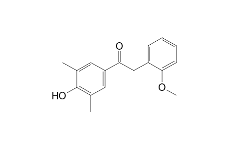 3',5'-dimethyl-4'-hydroxy-2-(o-methoxyphenyl)acetophenone