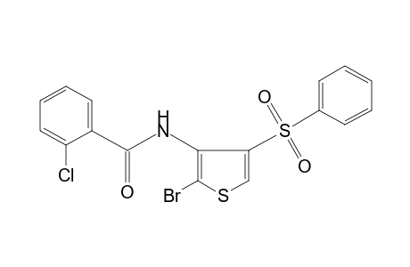 N-[2-bromo-4-(phenylsulfonyl)-3-thienyl]-o-chlorobenzamide