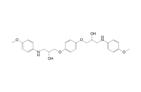 1-{4-[2-Hydroxy-3-(4-methoxyanilino)propoxy]phenoxy}-3-(4-methoxyanilino)-2-propanol