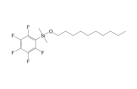 Decanol, dimethylpentafluorophenylsilyl ether