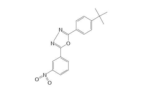 2-(p-tert-butylphenyl)-5-(m-nitrophenyl)-1,3,4-oxadiazole