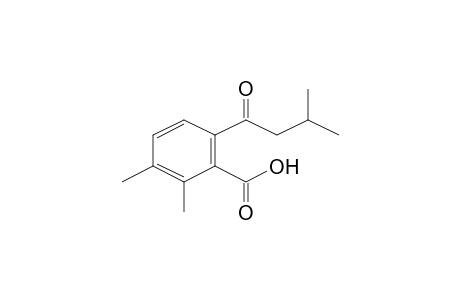 Benzoic acid, 2,3-dimethyl-6-(3-methyl-1-oxobutyl)-