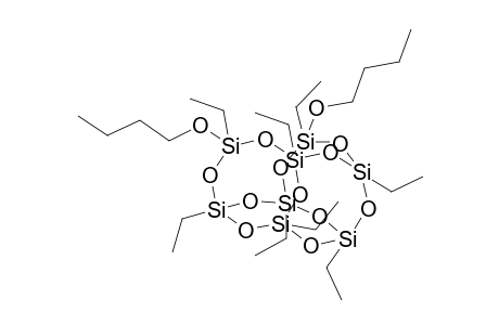 1,3,5,7,9,11,13,15-Octaethyl-7,13-dibutoxytetracyclo[9.5.1.1(3,9).1(5,1)5]octasiloxane