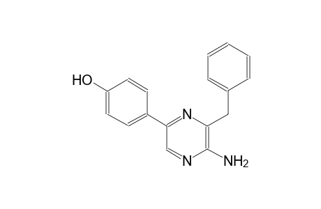 Phenol, 4-[5-amino-6-(phenylmethyl)pyrazinyl]-