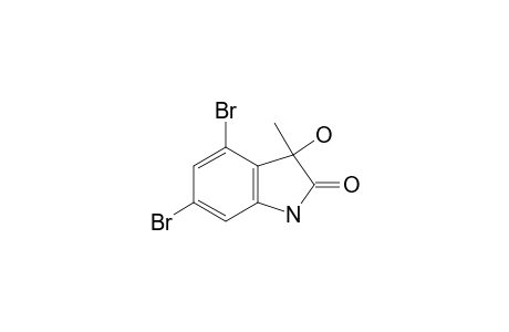 4,6-dibromo-3-hydroxy-3-methyl-oxindole