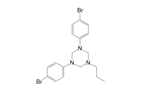 1,3-BIS-(4-BROMOPHENYL)-5-(PROPYL)-1,3,5-TRIAZINANE