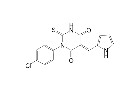 (5E)-1-(4-Chlorophenyl)-5-(1H-pyrrol-2-ylmethylene)-2-thioxodihydro-4,6(1H,5H)-pyrimidinedione