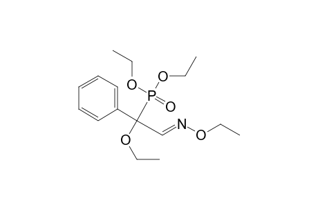 Phosphonic acid, [1-ethoxy-2-(ethoxyimino)-1-phenylethyl]-, diethyl ester