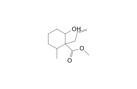 Cyclohexanecarboxylic acid, 2-hydroxy-6-methyl-1-(2-propenyl)-, methyl ester, [1S-(1.alpha.,2.beta.,6.alpha.)]-