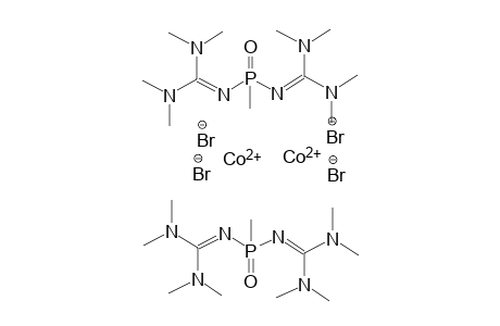 Dicobalt(II) bis[2-[[bis(dimethylamino)methyleneamino]-methyl-phosphoryl]-1,1,3,3-tetramethyl-guanidine]tetrabromide