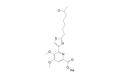 WS75624B-SODIUM-SALT;SODIUM-4,5-DIMETHOXY-6-[2-(6-HYDROXYHEPTYL)-4-THIAZOLYL]-2-PYRIDINECARBOXYLATE