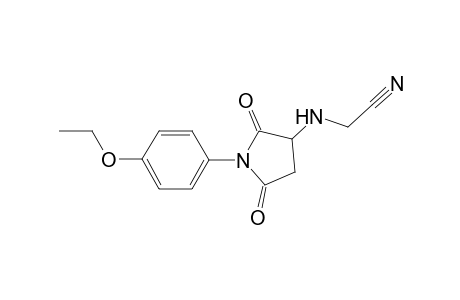 {[1-(4-Ethoxyphenyl)-2,5-dioxo-3-pyrrolidinyl]amino}acetonitrile