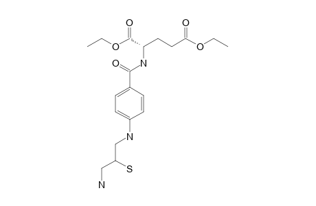 Diethyl N-{p-[(3-amino-2-mercaptopropyl)amino]benzoyl}glutamate