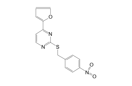 4-(2-furyl)-2-[(p-nitrobenzyl)thio]pyrimidine