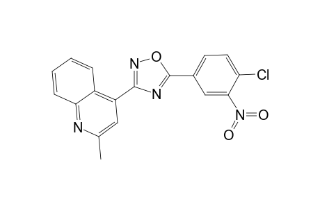 Quinoline, 4-[5-(4-chloro-3-nitrophenyl)-1,2,4-oxadiazol-3-yl]-2-methyl-