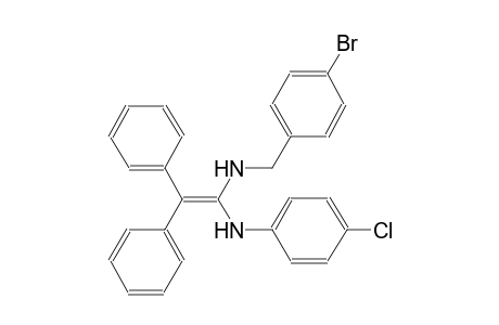 1,1-ethenediamine, N~1~-[(4-bromophenyl)methyl]-N~1~-(4-chlorophenyl)-2,2-diphenyl-