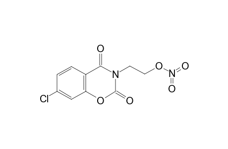 nitric acid 2-(7-chloro-2,4-diketo-1,3-benzoxazin-3-yl)ethyl ester
