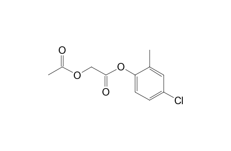 Acetoxyacetic acid, 4-chloro-2-methylphenyl ester