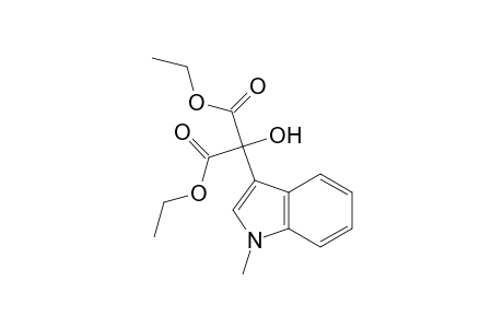 2-Hydroxy-2-(1-methyl-3-indolyl)propanedioic acid diethyl ester