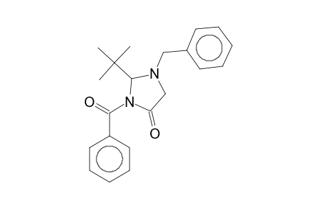 3-Benzoyl-1-benzyl-2-tert-butyl-4-imidazolidinone