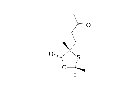 4-(3-OXOBUTYL)-2,2,4-TRIMETHYL-1,3-OXATHIOLAN-5-ONE