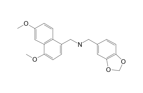 N-[4,6-Dimethoxynaphth-1-ylmethyl]piperonylamine